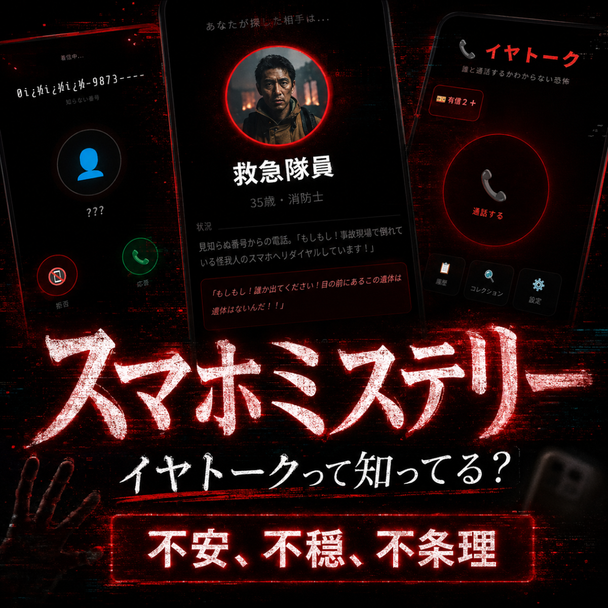 iyatalk-イヤトーク-嫌な気持ちになるaiホラー通話 screenshot 2