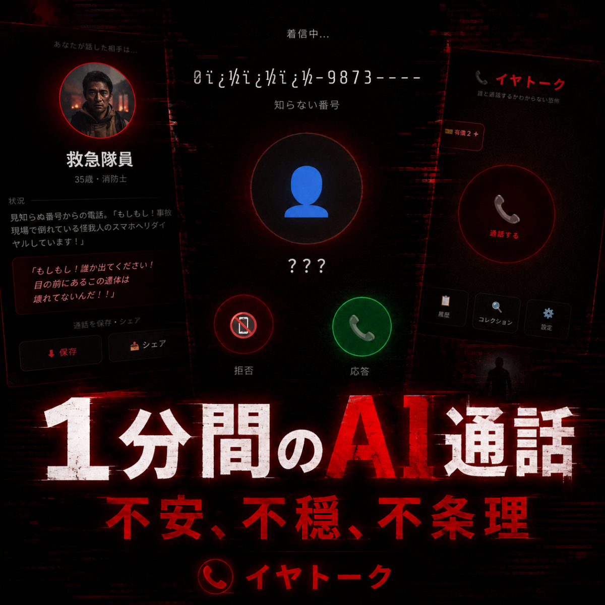 iyatalk-イヤトーク-嫌な気持ちになるaiホラー通話 screenshot 3