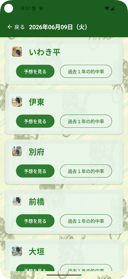 競輪のAI予測 黒猫屋 screenshot 2