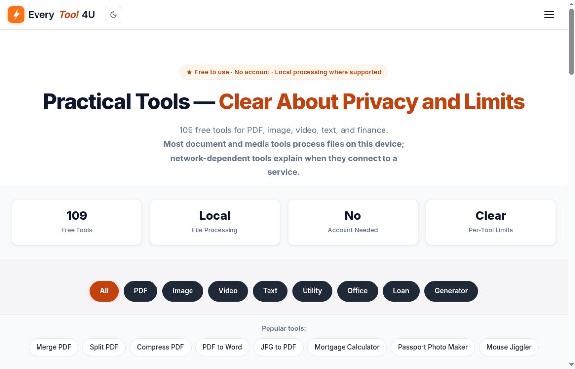 EveryTool4U screenshot 1