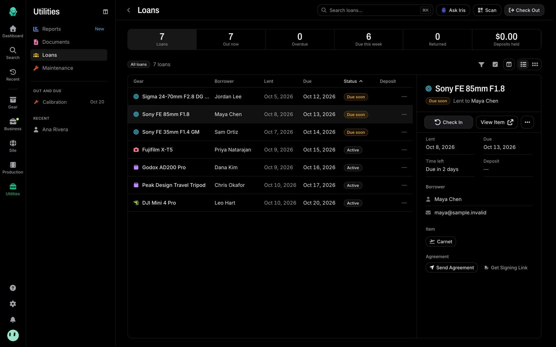 GearDex screenshot 2