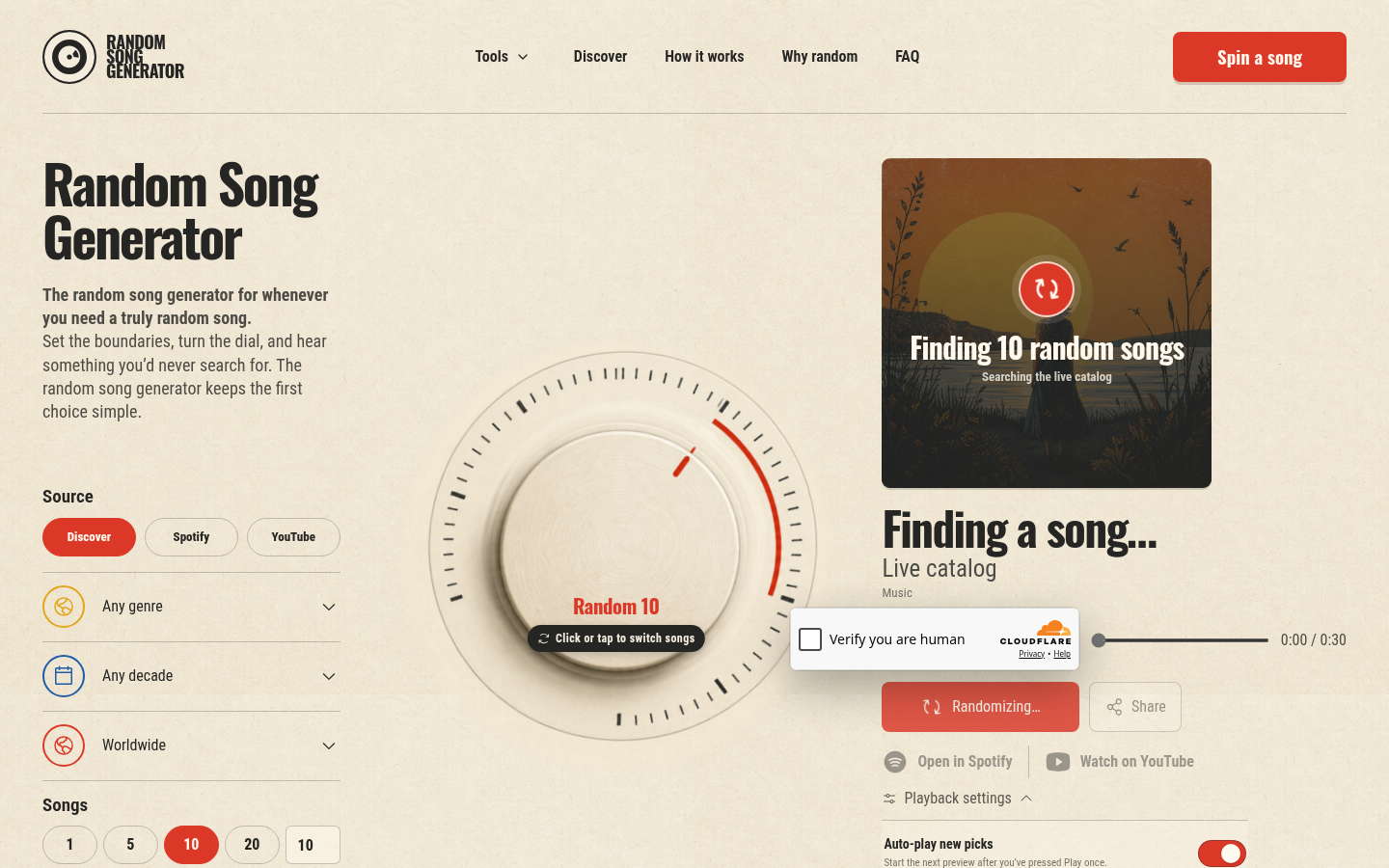 Random Song Generator