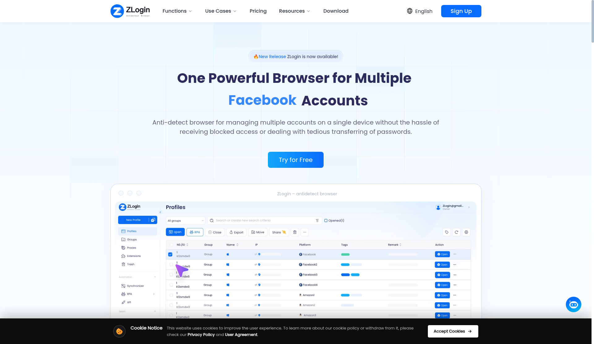 ZLogin Antidetect Browser